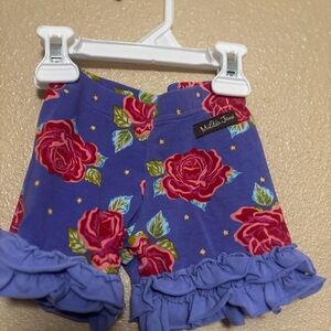 Matilda Jane Purple Floral Ruffle Shorts